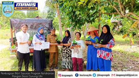 Program Ketahanan Pangan Desa Gunung Ulin