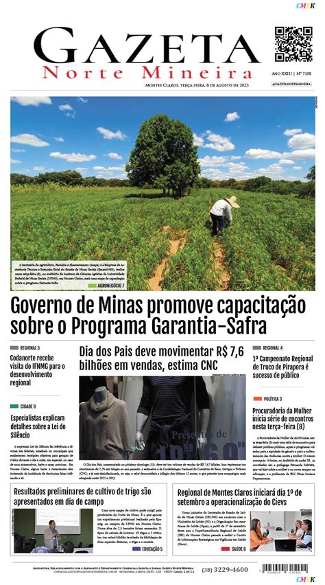 JORNAL IMPRESSO 8 DE AGOSTO DE 2023 EDIÇÃO Rede Gazeta de Comunicação