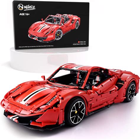 Nifeliz 487 Race Car Building Kit 1 8 Scale Sports Car Display Model