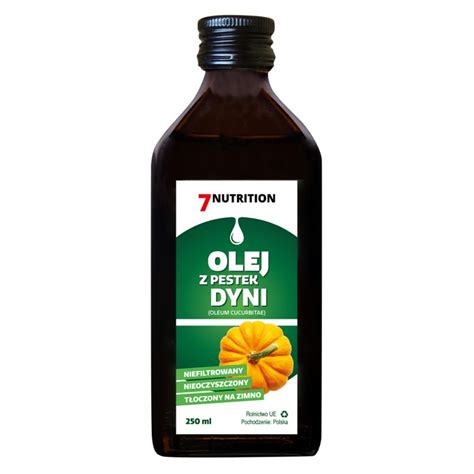 24 PLN Olej Z Pestek Dyni 250ml 7Nutrition NAJTANIEJ Sklep SFD