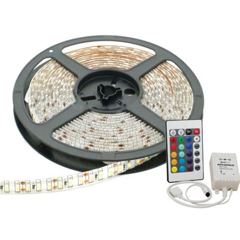 Fita Led Rgb V Rolo M Ip Controle Fita Led Rgb