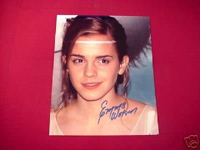 Emma Watson Signed X Photo W Coa