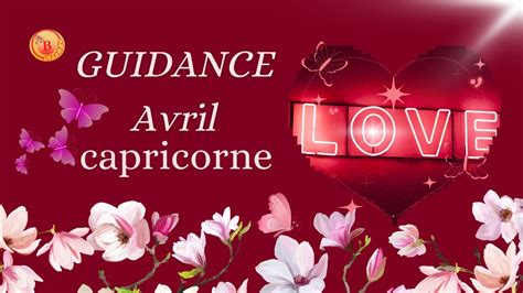 Capricorne Avril Horoscope Amour Astrology