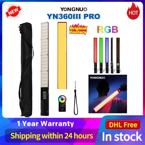 Yongnuo Yn360 Iii Pro Led Live Video Light Handheld 3200k 5500k Rgb