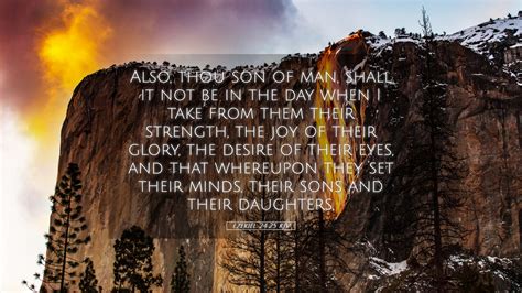 Ezekiel 24 25 KJV Desktop Wallpaper Also Thou Son Of Man Shall It