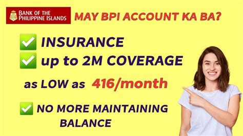 Up To M Insurance Coverage For Bpi Account Holders Pamilya Protect