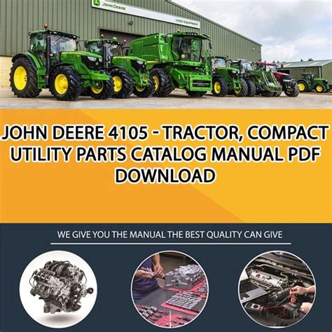 John Deere Tractor Compact Utility Parts Catalog Manual Pdf