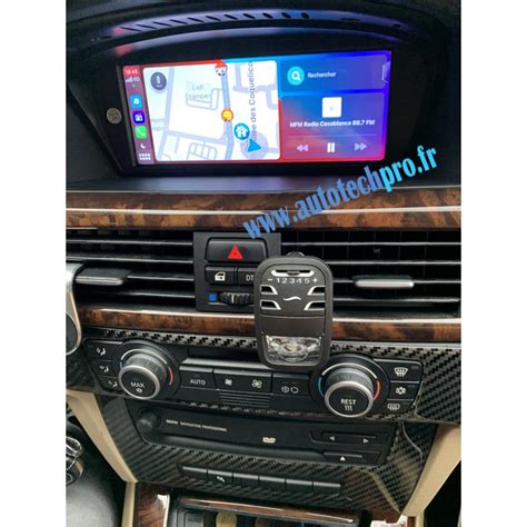 Ecran Multimédia Carplay Android 12 BMW SERIE 3 5 6 E60 E61 E63 E64