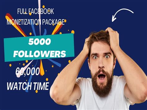 Facebook Page Full Monetization Service 5000 Followers And 60k Watch