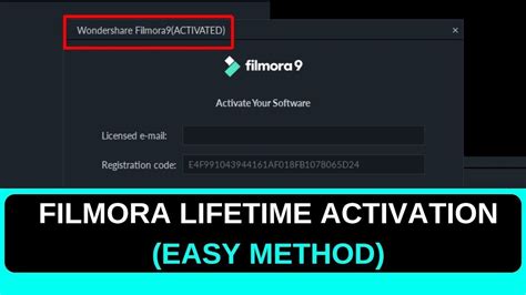 How To Activate Wondershare Filmora Lifetime License Youtube