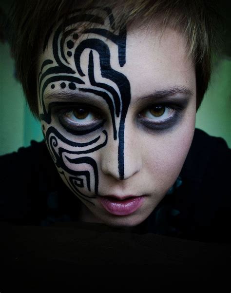 Grat Warpaint For A Performance Tribal Makeup Viking Face Paint