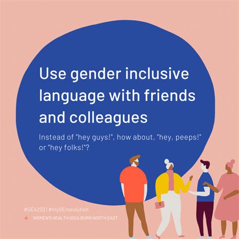 Ge4ny 2021 Use Gender Inclusive Language Womens Health Goulburn