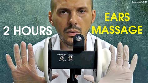 2 Hours Asmr 3dio Pure Binaural Ears Massage Touching For Sleep Youtube