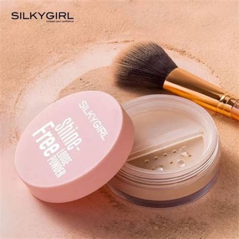 Jual Silkygirl Shine Free Loose Powder Silkygirl Bedak Tabur Anti