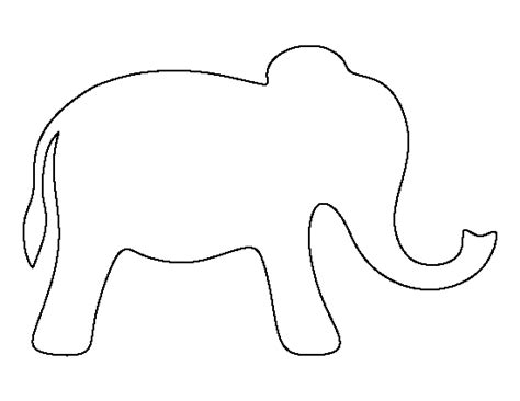 Pdf Printable Of An Elephant