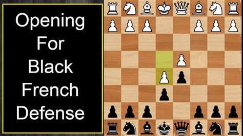 Best Chess Openings For Black Youtube Get More Anythink S