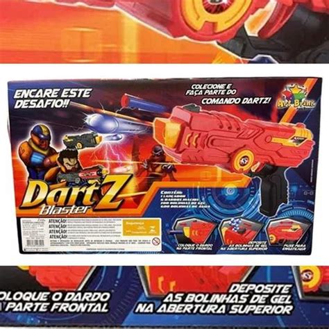 Arminha Dart Z Blaster C Bolinhas Em Gel E Dardos Tipo Nerf Art