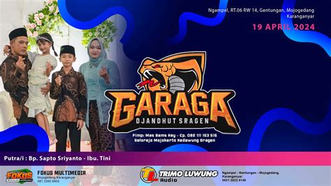 Live Stream Garaga Jandut Tasyakuran Iqbal Dinda Trimo Luwung Audio