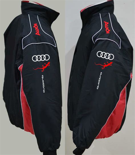 Audi Quattro Jacket Audi Quattro Jacke Black Red On Storenvy