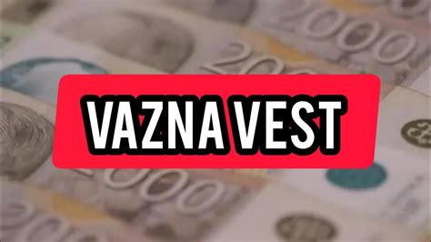 Vazna Vest Za Penzionere Imate Jos Jedan Dan Za Ovo Penzija Youtube