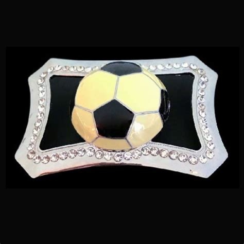 Soccer Ball Sports Belt Buckle