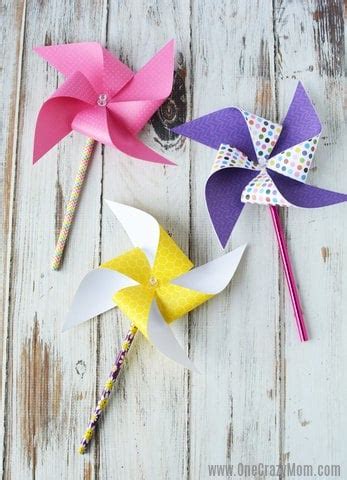 How To Make Paper Pinwheels Easy Paper Pinwheels Diy