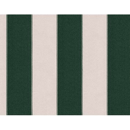 STRIPE CANVAS AWNING FABRIC WATERPROOF OUTDOOR FABRIC 60" HUNTER_GREEN ...