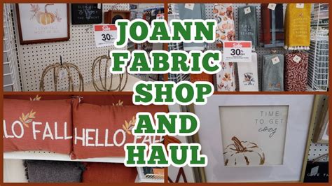 Joann Fabric Fall Decor Haul And Shop With Me Bath And Body Works Fall