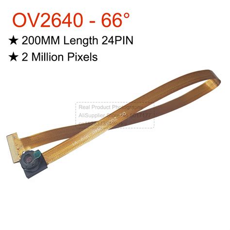 OV2640 66 Degree Camera Module For ESP32 CAM 200MM Length 24PIN 0 5MM