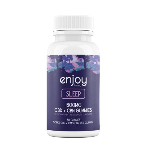 Enjoy Full Spectrum Cbd Sleep Gummies Cbn Ashwaghanda Lavender