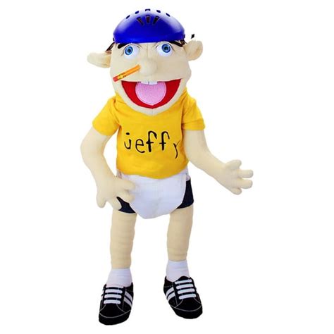 Jeffy Boy 24in Plush Hand Puppet Soft Kids Doll Action Figure Funny