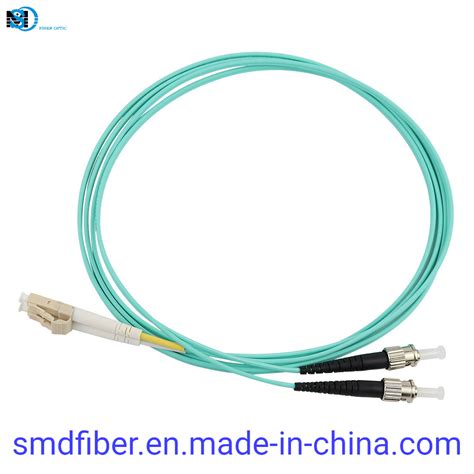 Om3 Duplex Optical Cable Patch Cord With LC Upc St Upc Connector