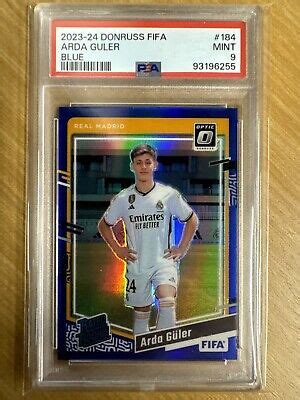 Panini Donruss Soccer Optic Arda Guler Rated Rookie Rc Blue D