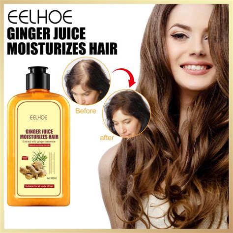 Eelhoe Hair Ginger Essence Shampoo Hair Regrowth Dense Fast Thicker