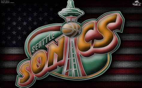 NBA - Seattle Sonics_6 | Sports logo, Seattle, Artwork