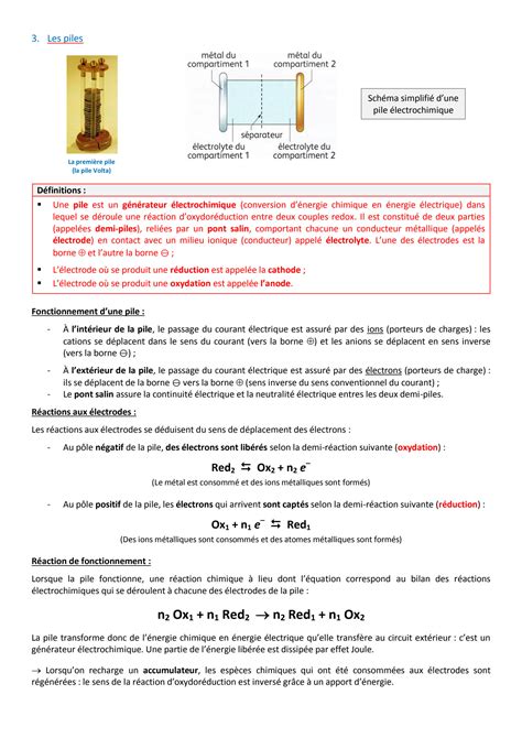 Solution Oxydoreduction Cours Studypool