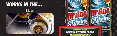 Amazon Drano Kitchen Granules Drain Clog Remover And Cleaner