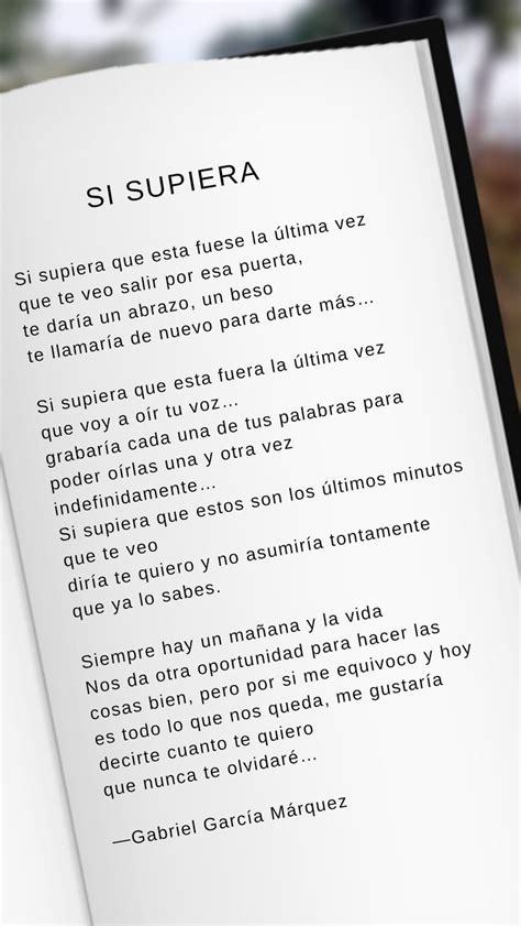 Poema By Gabriel Garc A M Rquez