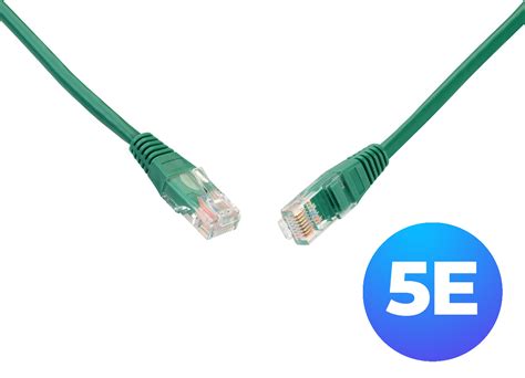 Solarix C5E 155GR 0 5MB patchcord UTP kat 5e kolor zielony długość 0 5 m