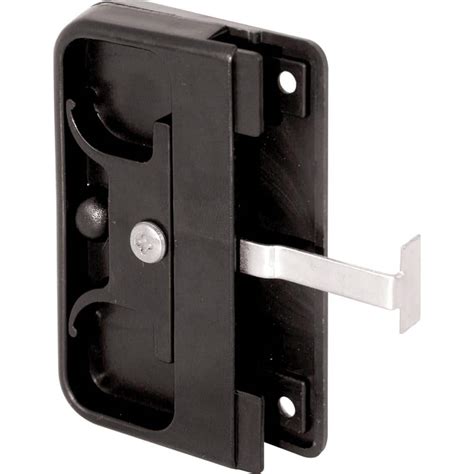 Prime Line Black Plastic Mortise Style Screen Door Latch And Pull A