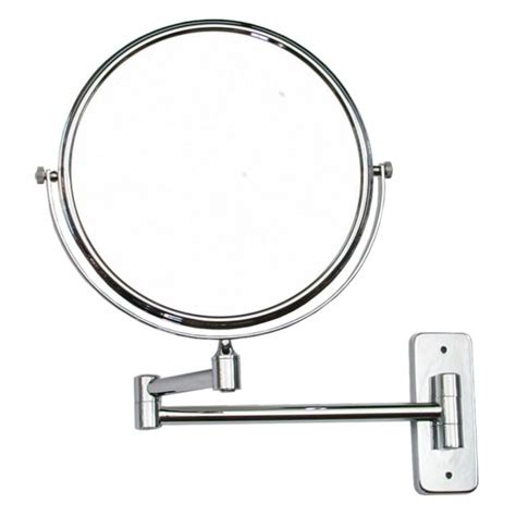 wall mounted double sided double arm mirror hotel washroom accessories