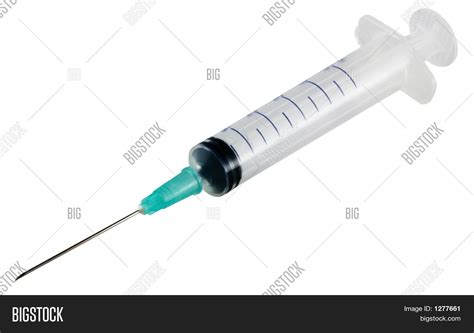 hypodermic syringe image photo  trial bigstock