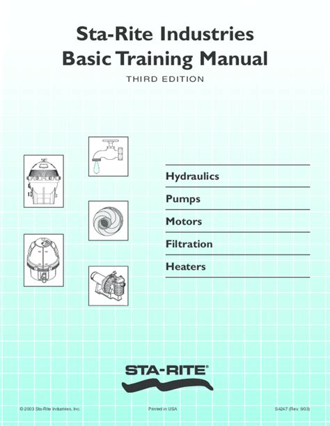 Pdf Sta Rite Industries Basic Training Manual Hydraulics Pumps Motors