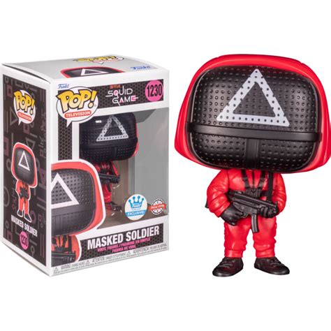 Squid Game Triangle Masked Soldier Funko Pop Vinyl Figure Popcultcha