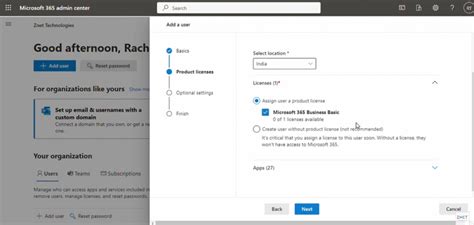 How To Assign Microsoft License In The Admin Panel