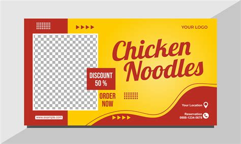 Banner Food Vector Design Template 27912575 Vector Art at Vecteezy