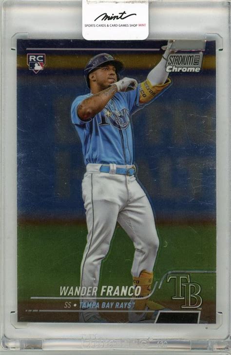 Mint Topps Stadium Club Chrome Wander Franco Rc