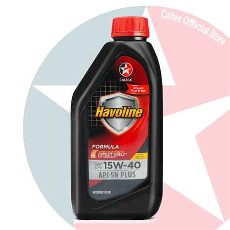 Caltex Havoline Formula Sae W Api Sn Liter Lazada