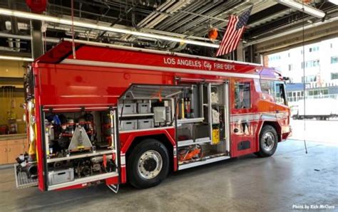 Photos Lafd Gets Rosenbauer Electric Fire Apparatus Fire Apparatus