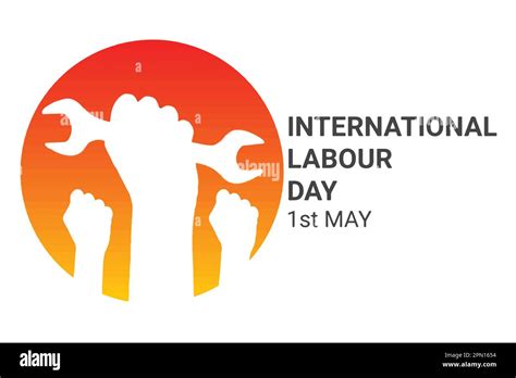 International Labour Day May 1st Holiday Concept Template For Background Banner Card